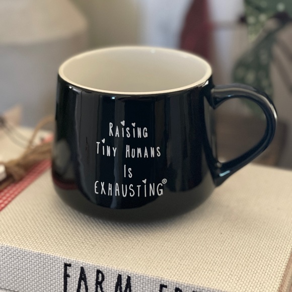 Raising Tiny Humans Is Exhausting Ceramic Mom Life Coffee Mug - Picture 3 of 6
